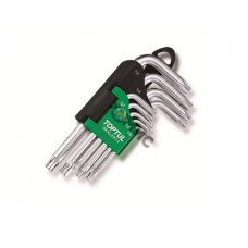 Набор ключей Torx T10-Т50 9шт короткие TOPTUL (GAAL0913)