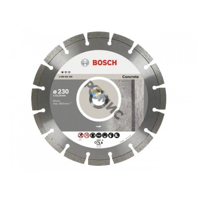 Алмазный круг 230х22 мм бетон Professional (Bosch) (2608602200)