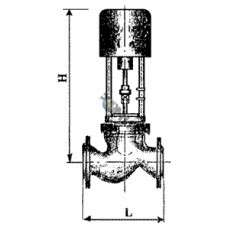 Клапан регулирующий седельный (КРС-20-4,0) скоростной РБ