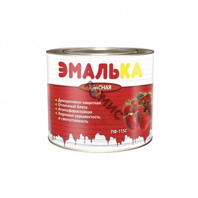 Эмаль ПФ 115 красная ЭМАЛЬКА 2,0л