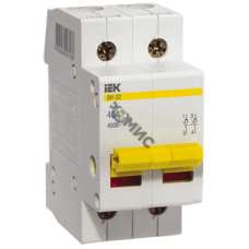 Выключатель нагрузки (мини-рубильник) 2п 40А ВН-32 KARAT IEK MNV10-2-040 , РФ