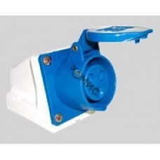 Розетка наруж. уст. 16A 2P+Е 220В IP44 EKF (113) ps-113-16-220, РФ