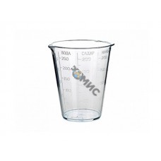Мерный стакан , прозрачный, BEROSSI (Изделие из пластмассы. Литраж 250 мл)
