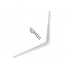 Кронштейн с ребром жесткости 125х150 мм белый STARFIX Кронштейн с ребром жесткости 125х150 мм белый STARFIX