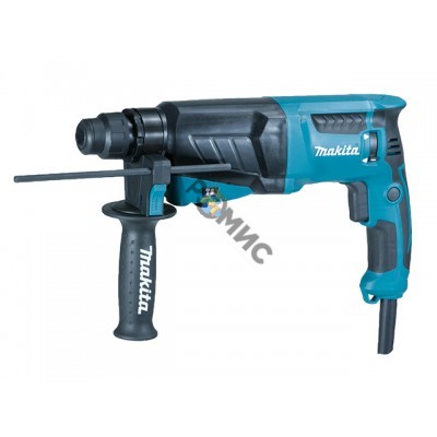 Перфоратор MAKITA HR 2630 в чем. (800 Вт, 2.4 Дж, 3 реж., патрон SDS-plus, вес 2.8 кг)