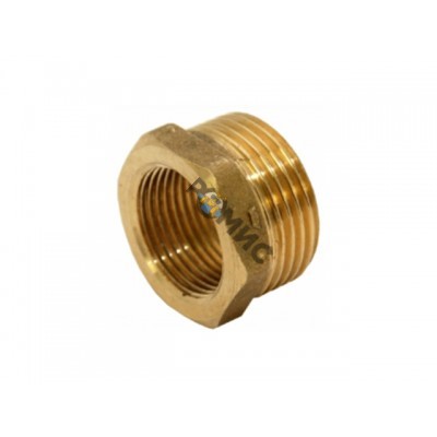 Переход шестиугольный нар.-вн. 1/2X1/4, General Fittings (футорка нар.-вн. 1/2х1/4)