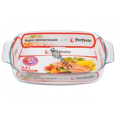 Форма из жаропрочного стекла, 2.9 л, прямоугольная, PERFECTO LINEA (339х225х61)