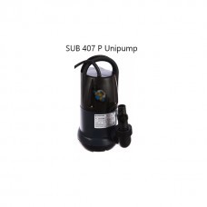 Насос дренажный для загрязненной воды  SUB 407 P Unipump (167 л/мин, 8 м, 400 Вт, частицы 5мм, кабель 10м) UNIPUMP, Россия