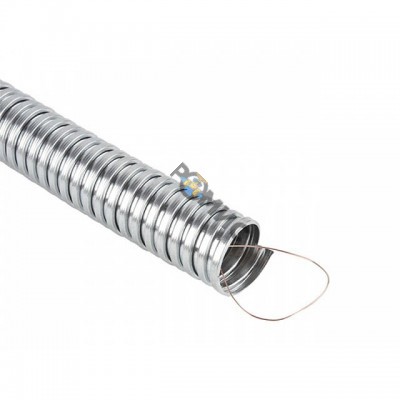 Металлорукав Ду-15 РЗ-Ц с протяжкой (50м) - надежное решение для защиты проводки