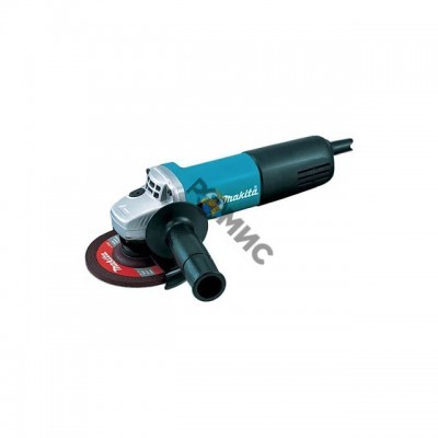 Одноручная углошлифмашина  840Вт MAKITA 9558 HNR в кор. (840 Вт, диск 125х22 мм без регул. об., плавный пуск)