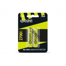 Аккумулятор AA 2700мАч 1.2В, блистер 2шт. ФАZA (ФАZА)