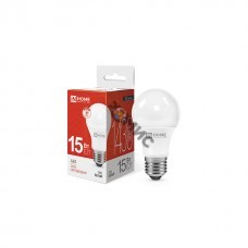 Лампа светодиодная LED-A60-VC 15Вт грушевидная 4000К нейтр. бел. E27 1430лм 230В IN HOME 4690612020273. РФ