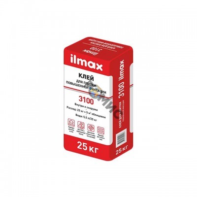 Клей облицовочный 25кг повыш.фиксации LMAX 3100 unifix.(М150, F75) /для плитки д/внутр. и нар. работ, РБ