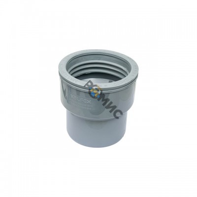 Переход с чугуна на пластик 110х124 вн.канализ. с манжетой (60) VALFEX. Россия