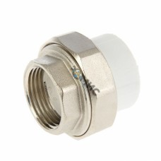 PP-R Муфта комб. разъемная (американка) ВР Белая 40-1 1/4 VALFEX 10155032 Россия