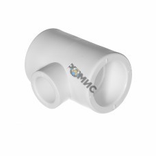 PP-R Тройник переходной Белый 63-50-63  VALFEX 10635063, Россия