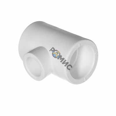 PP-R Тройник переходной Белый 63-50-63  VALFEX 10635063, Россия