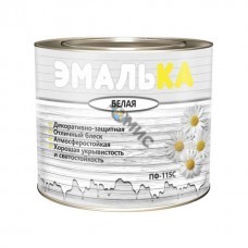Эмаль ПФ 115 белая  1,9 кг (2,0 л) ЭМАЛЬКА (ТУ) (изгот. 04.2025г + 18 мес) для отделочн. наружн. и внутр. работ  РБ