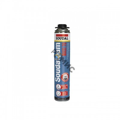 Пена монтажная проф. 870мл SOUDAL Soudafoam Maxi 70 (самый большой выход!! до 70л)  (изг. 03.2025г - до 04.2027г) 5411183086463, РФ