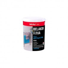 Краска MAV Belakor Aqua для радиаторов 1,0л (белый полуматовый) (изг.01.2025г + 18 мес) Беларусь  7304