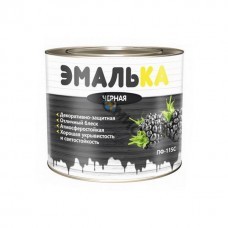 Эмаль ПФ 115 чёрная  2,0 кг(2,4л) гл. ECOL (изг. 04.2025г + 2 года) по металлу и древесине, РБ