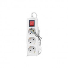 Удлинитель 3х5м с заземл. с выкл. 10А 3х0.75 TOKOV ELECTRIC TKE-C01-BU3-5-075-ZV, РФ4420