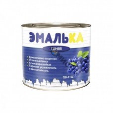 Эмаль ПФ 115 синяя  1,8 кг ЭМАЛЬКА (2,0л) (изг. 05.2025г + 1 год) для отделочн. наружн. и внутр. работ  РБ