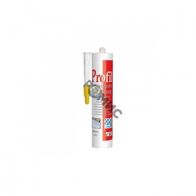 Герметик силикон. санитарный белый 270мл SOUDAL Profil, РОССИЯ  (до 05.2026г)