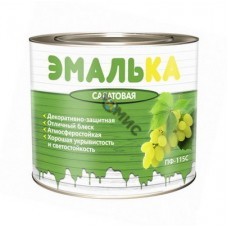 Эмаль ПФ 115 салатовая  1,8 кг (2,0л) ЭМАЛЬКА (изг. 05.2025г + 1 год) для наружн. и внутр. работ  РБ