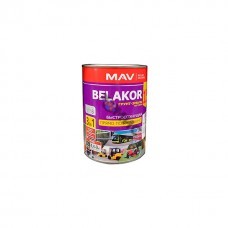 Грунт-эмаль прямо по ржавчине RAL 9004 черный мат. 1,0 л (0,9кг) BELAKOR 15 (изг.06.2025г)  быстросохн. 3-в-1, РБ