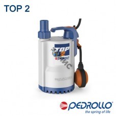 Насос погружной дренажный для слабо-загрязн. воды ТОР 2 (5м) Pedrollo (370Вт, 13,2м3/ч, 8м,); страна происхождения Италия
