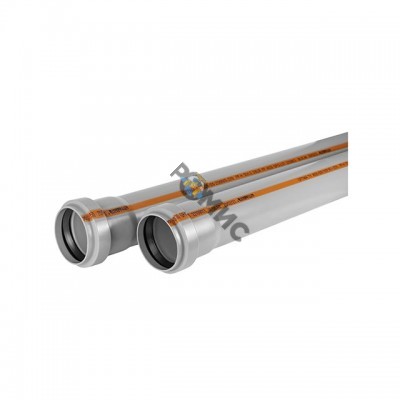 Труба OPTIMA 50 с раструбом=1м,вн.канализ.толщ.ст.1.5 (10) VALFEX