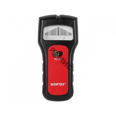 Детектор проводки WORTEX MD 5009 в кор., проводка 50 мм, металл 38 мм, 9В крона (1323901) Египет