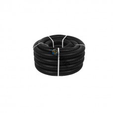 Труба гофрированная ПНД легкая d63мм с протяжкой черн. (уп.15м) Ruvinil 26301, РФ