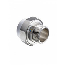 PP-R Муфта комб. разъемная (американка) НР Белая 50-1 1/2