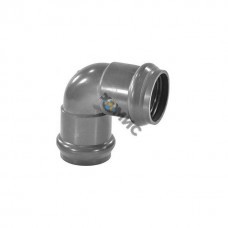 Отвод PVC-U двухраструбный 110*90 град PN10, Китай