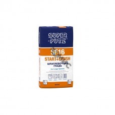 Шпатлёвка гипсовая SUPER-PUTZ  SF 16 START+FINISH белая, 15кг, внутр.работ. РБ