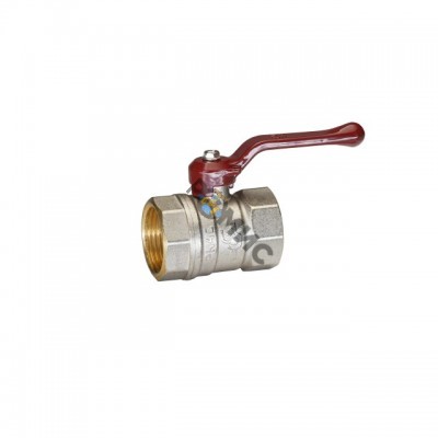 Кран шаровый латунный Temper DN15 (1/2”) PN40, внутренняя/внутренняя, рычаг 8815ВВР1240, Россия