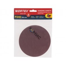 Шлифлист 150мм P240 без отв. 4 шт. для станка WORTEX GM 1528