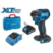 Аккум. ударный гайковерт/винтоверт BULL CID 2218 в чем. XLTpro, SET, БЕСЩЕТ., 18 В, 220 Н*м, 1х4 А*ч (LED 360°, 8 режимов работы, память режима, защит Аккум. ударный гайковерт/винтоверт BULL CID 2218 в чем. XLTpro, SET, БЕСЩЕТ., 18 В, 220 Н*м, 1х4 А*ч (LED 360°, 8 режимов работы, память режима, защит