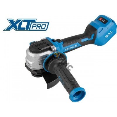 Аккум. углошлифмашина BULL CSG 1812-1 SR в кор. XLTpro  SOLO БЕСЩЕТ, 125 мм, рег. об., 10 000 об/мин (Безредукторный тип, плав пуск, конст. эл., защит