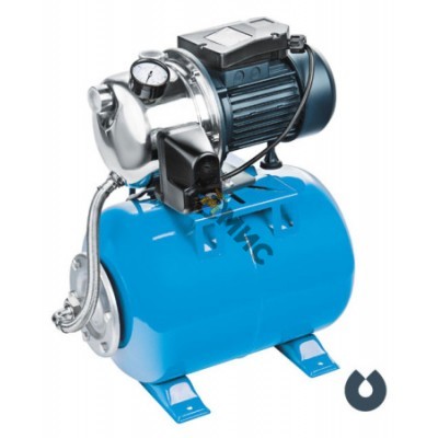 Станция водоснабжения  750 Вт автоматическая UNIPUMP AUTO JS 100-50  (3,3 м3/час, 40м, бак сталь 50л, корпус Чугун /Нержавейка; медн. обмот), РФ