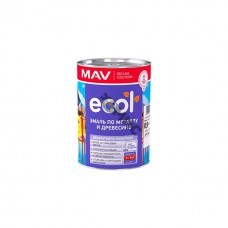 Эмаль ПФ 115 жёлтая  0,9 кг (1,0 л) ECOL по металлу и древесине, РБ