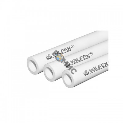 Труба (PP-R) белая Дн32х5,4 Ру20 SDR6 80С (2 метра) VALFEX 101020322, Россия