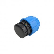 Заглушка ПЭ компресс Дн63 Ру16 VALFEX 121001123063, Россия