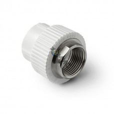 PP-R Муфта комбинированная ВР 32-1 1/4 под ключ, белый VALFEX 10134132, Россия