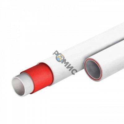 PP-R Труба армированная стекловолокном белая Ду40х5,5  PN20 SDR 7,4 РТП 10333, Россия
