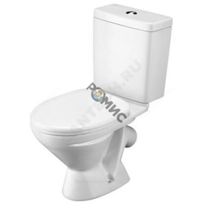Унитаз-компакт "ЛИГА" кос/вып нижн/подвод 2-ух режим в/к PP Santek 1.WH30.2.197, Россия