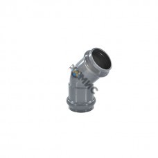 Отвод НПВХ нап сер 2-растр Дн110х45гр Ру10 SDR26 Aquaviva AQV103110, Россия