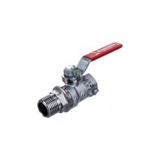 Кран шаровой латунь хром R254DL Ду 15 Ру40 ВР/НР рычаг красный Giacomini R254LX003R, Россия Кран шаровой латунь хром R254DL Ду 15 Ру40 ВР/НР рычаг красный Giacomini R254LX003R, Россия